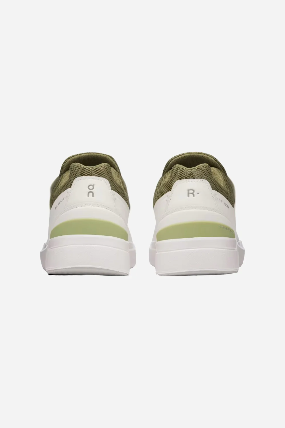 ON Running Mens The Roger Advantage in White/Olive - Image 3