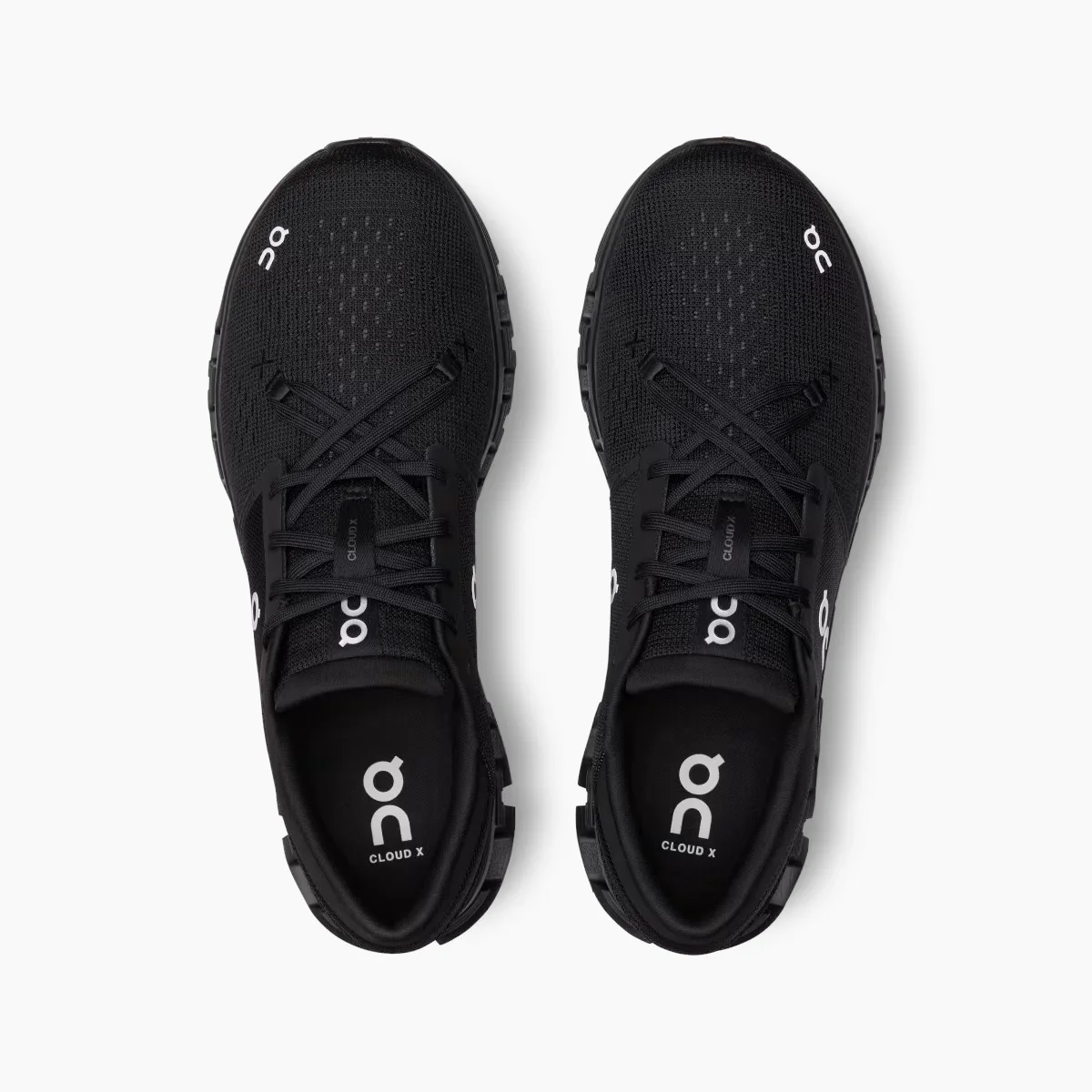 On Running Mens Cloud X 4 Sneakers in Black Eclipse - Image 2