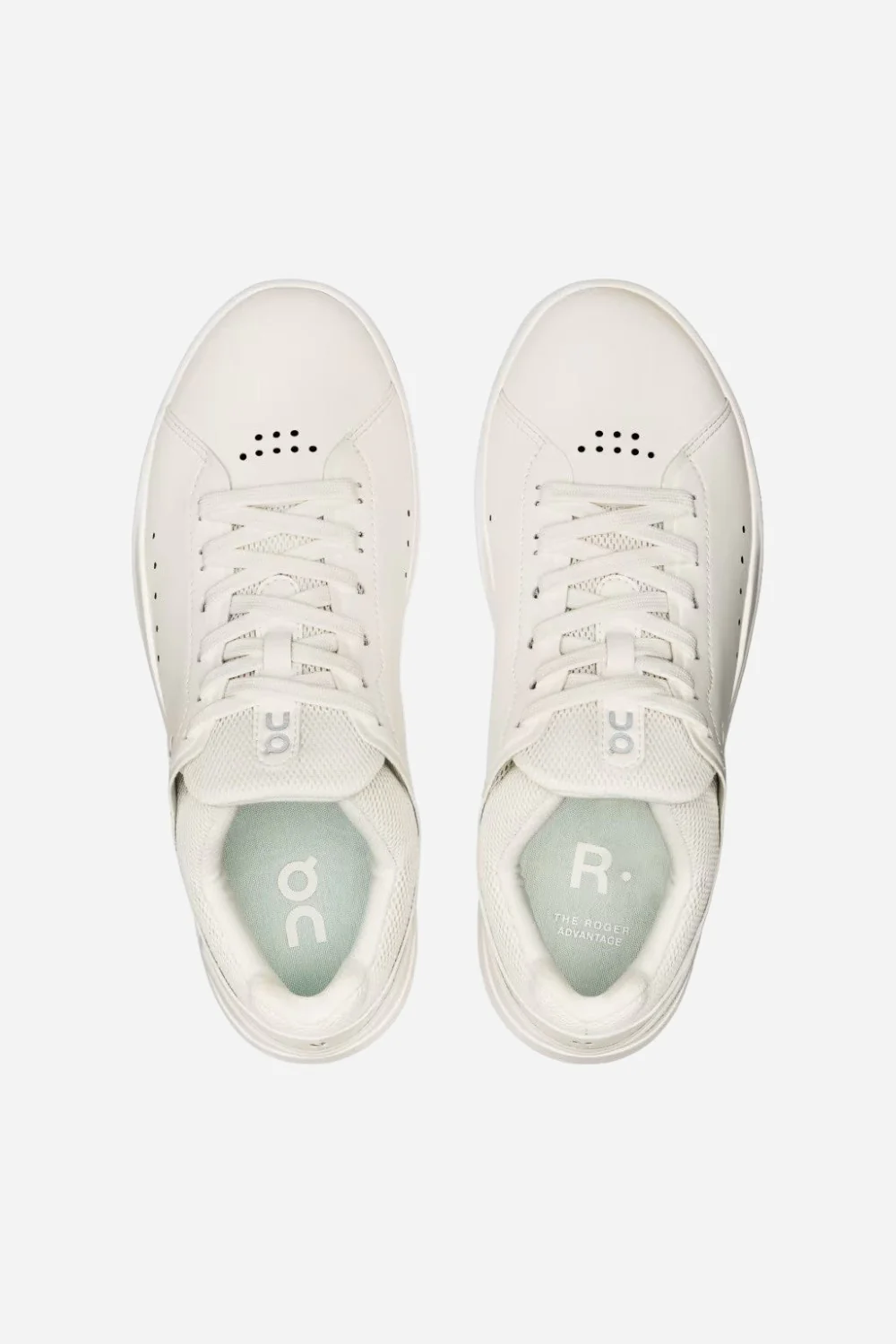 On Running Womens The Roger Advantage Sneakers in All White - Image 6