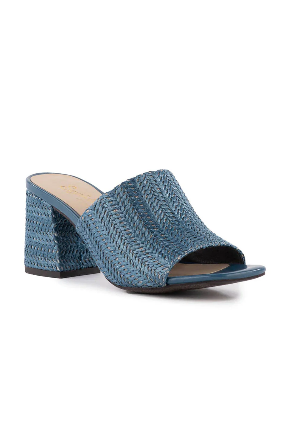 Seychelles Adapt Heels In Indigo Raffia - Image 2