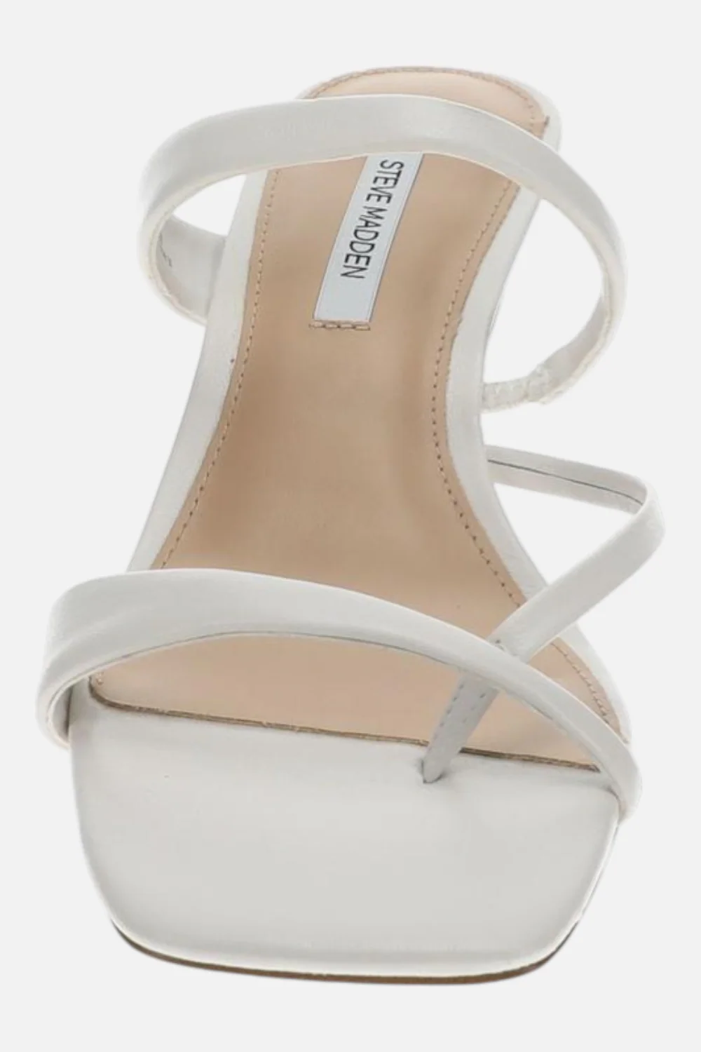Steve Madden Women's Ajay Sandal in White Leather - Image 3