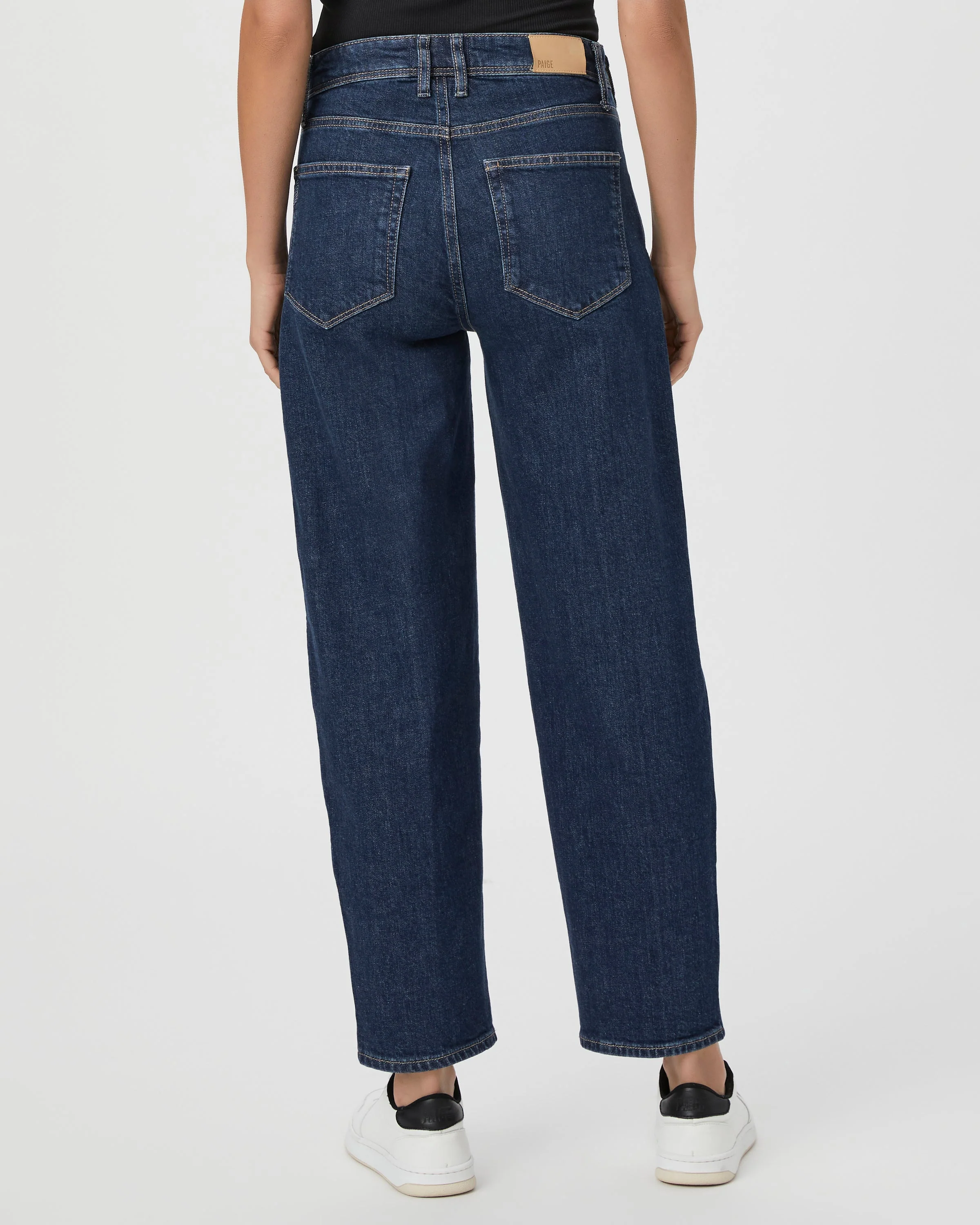 Paige Alexis Workwear Barrel Jeans in Gracie Lou - Image 4