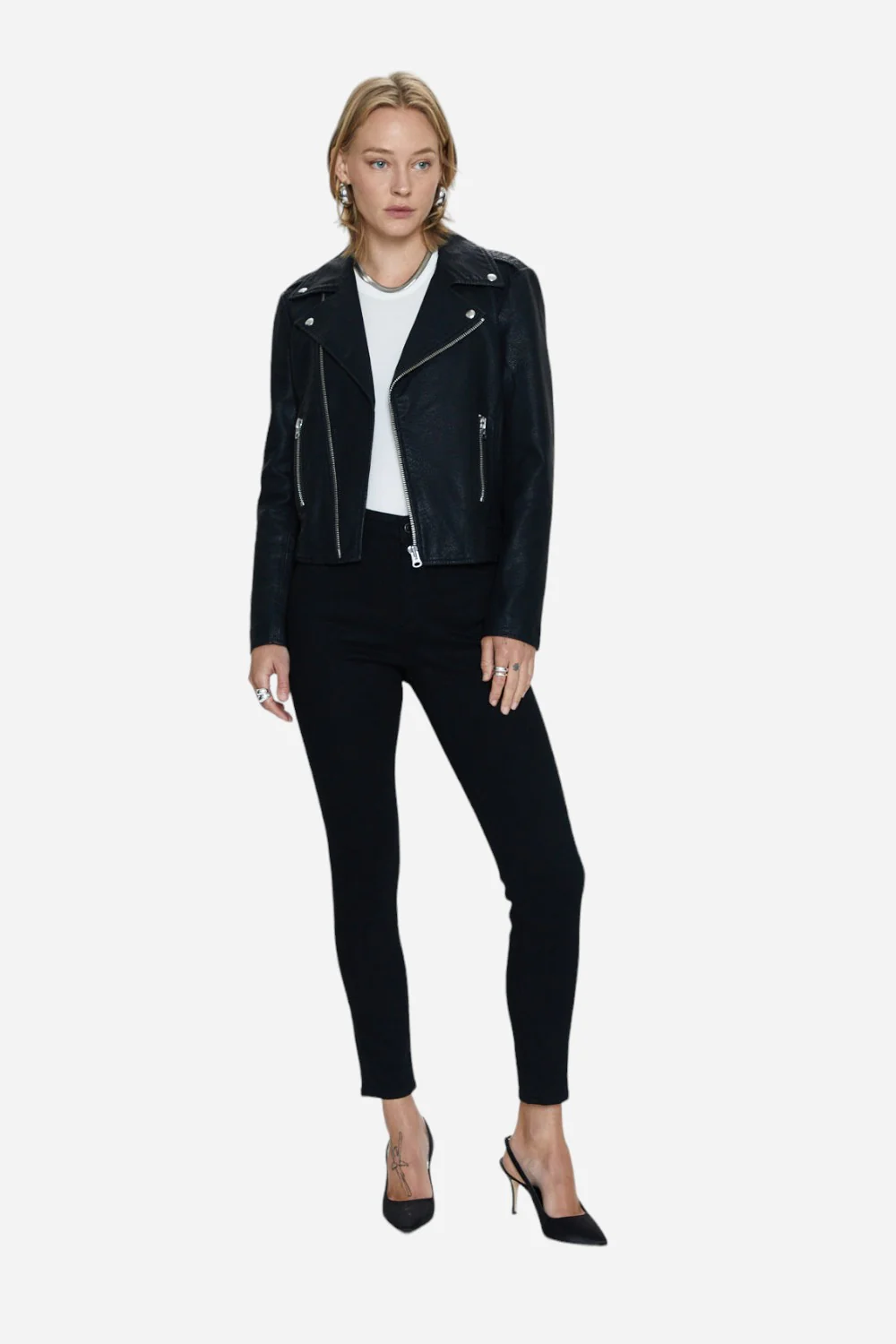 Pistola Aline High Rise Skinny Jeans in Dark Matter