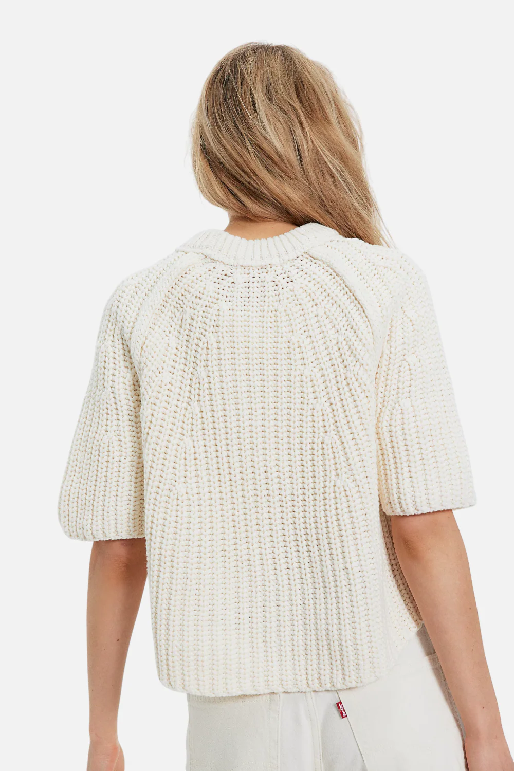 Free People Amy Sweater Tee in Ivory - Image 2