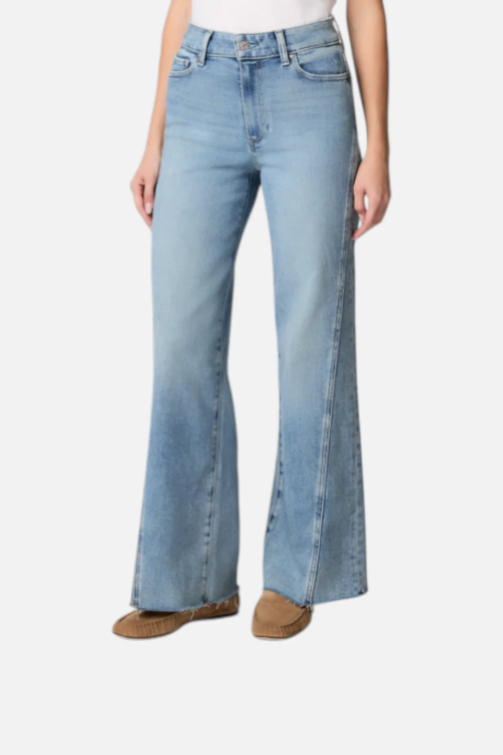 Paige Womne's Anessa 31" Wide Leg Jean in Explorer - Image 2