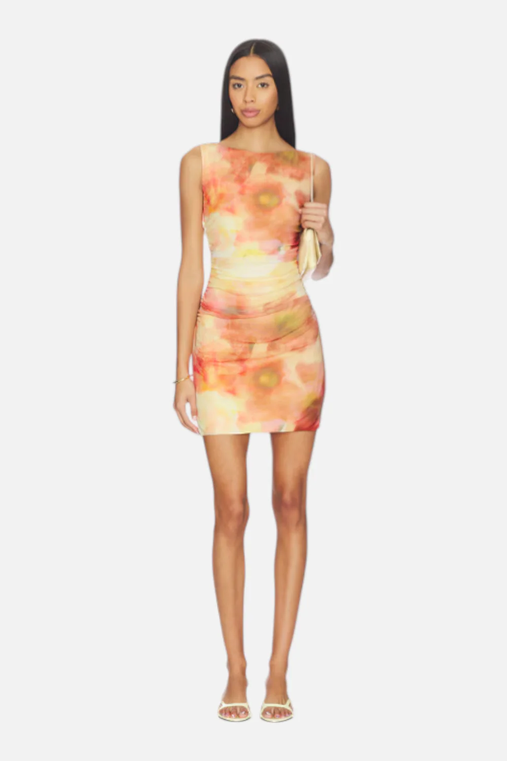 Minkpink Women's Aria Mesh Mini Dress in Watercolor Floral