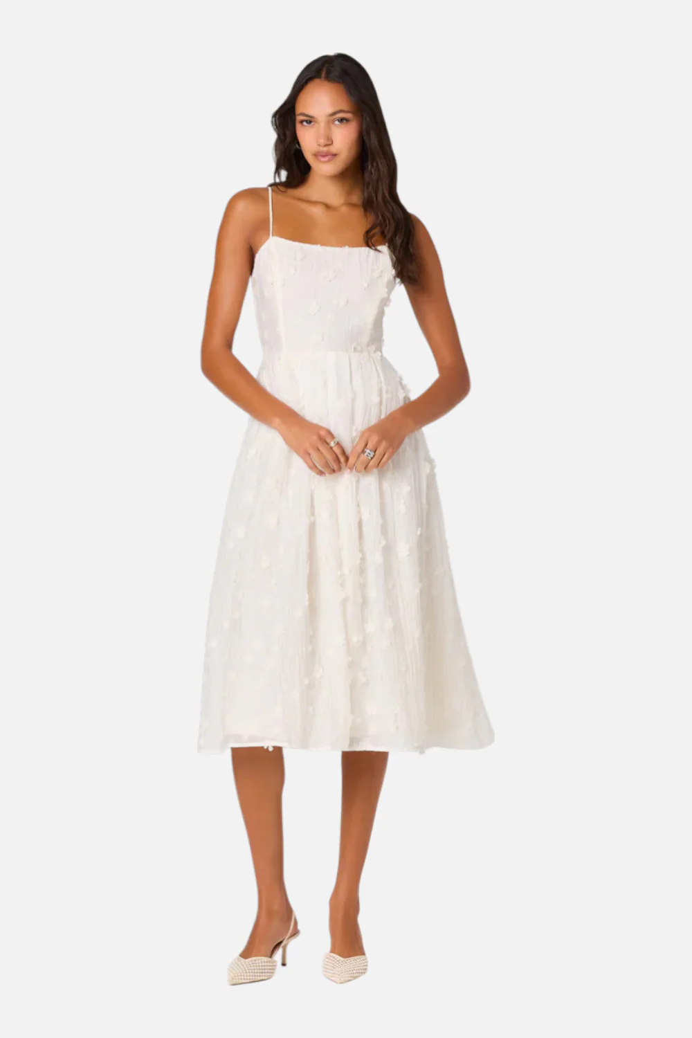 Astr The Label Avani Dress in Cream