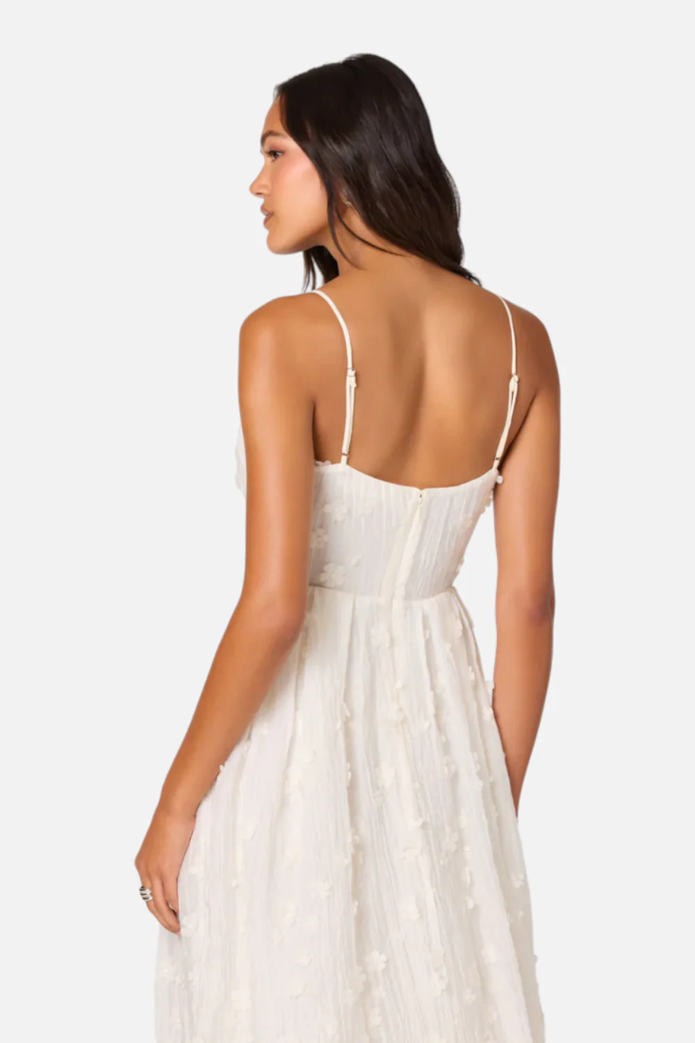 Astr The Label Avani Dress in Cream - Image 4