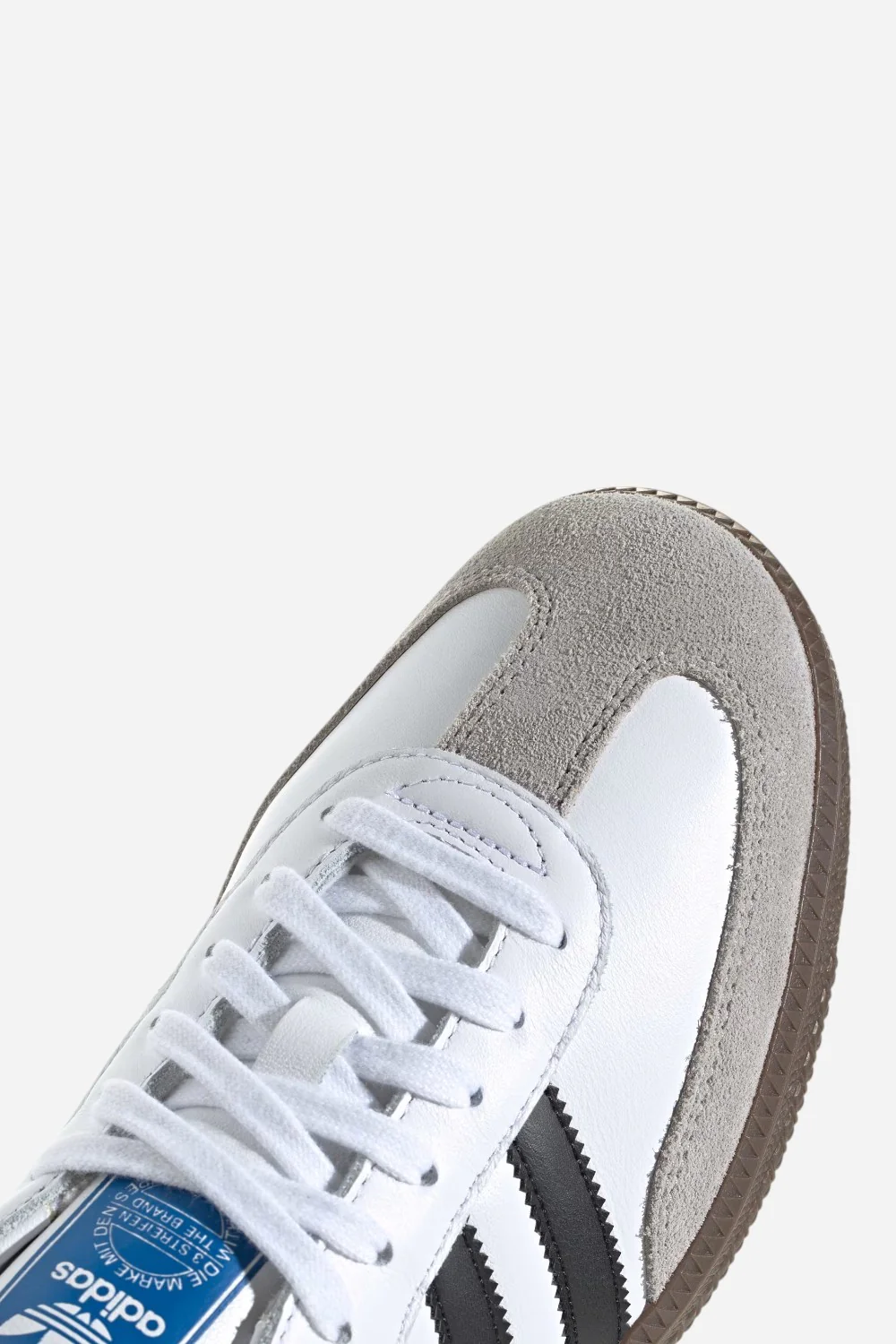 Adidas Samba OG Shoes in Cloud White / Core Black / gum - Image 11