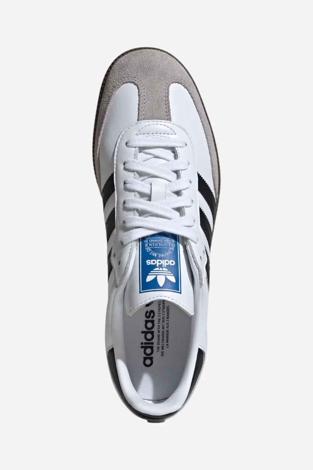Adidas Samba OG Shoes in Cloud White / Core Black / gum - Image 3