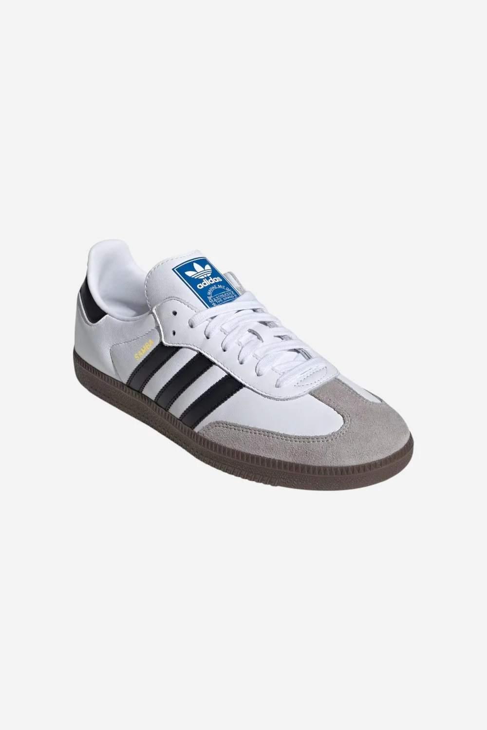 Adidas Samba OG Shoes in Cloud White / Core Black / gum - Image 5
