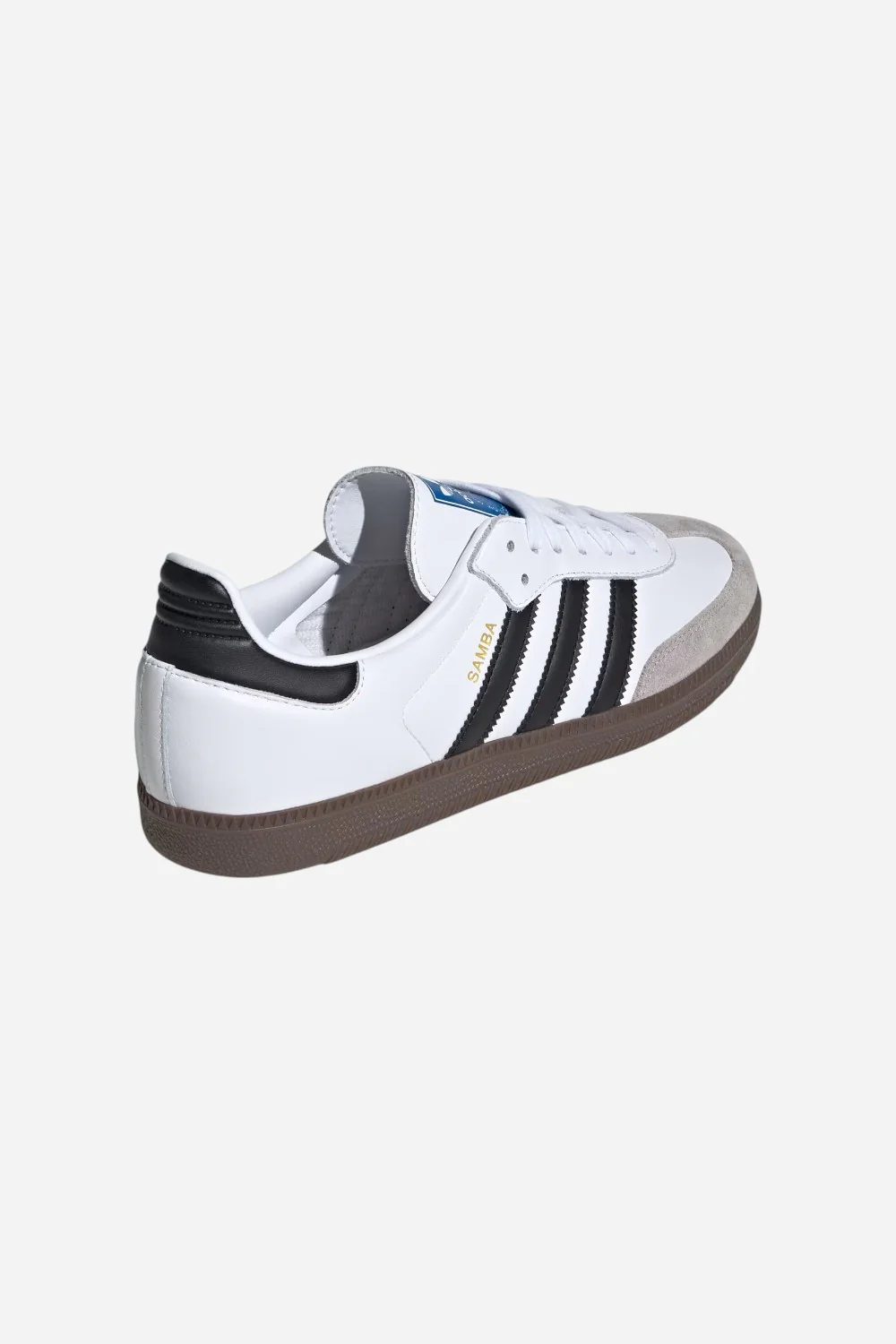 Adidas Samba OG Shoes in Cloud White / Core Black / gum - Image 6