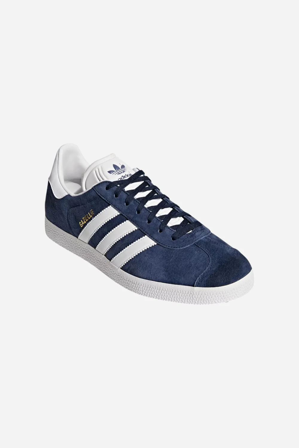 Adidas Gazelle Shoes in Collegiate Navy & White - Image 4