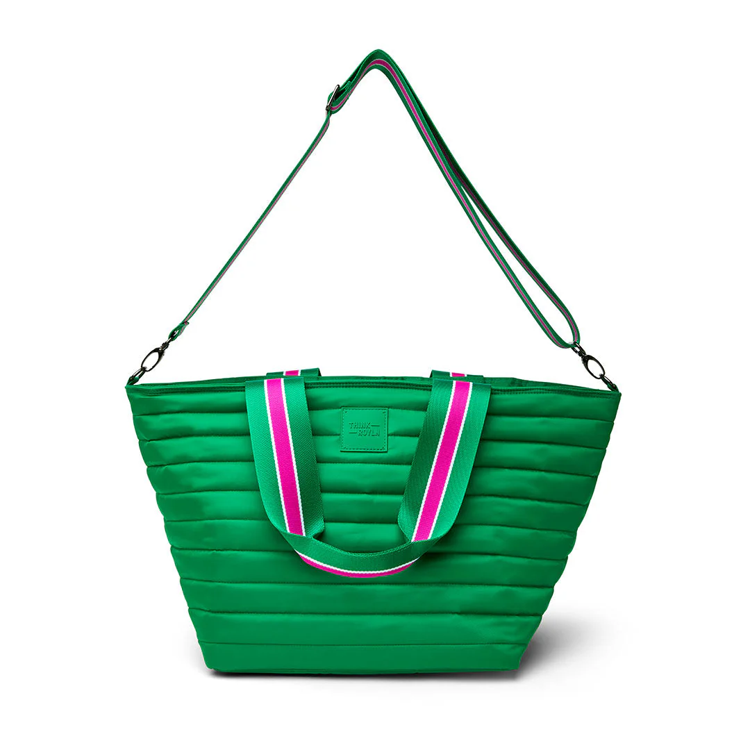 Think Royln Beach Bum Cooler Bag Maxi in Kelly Green - Image 4