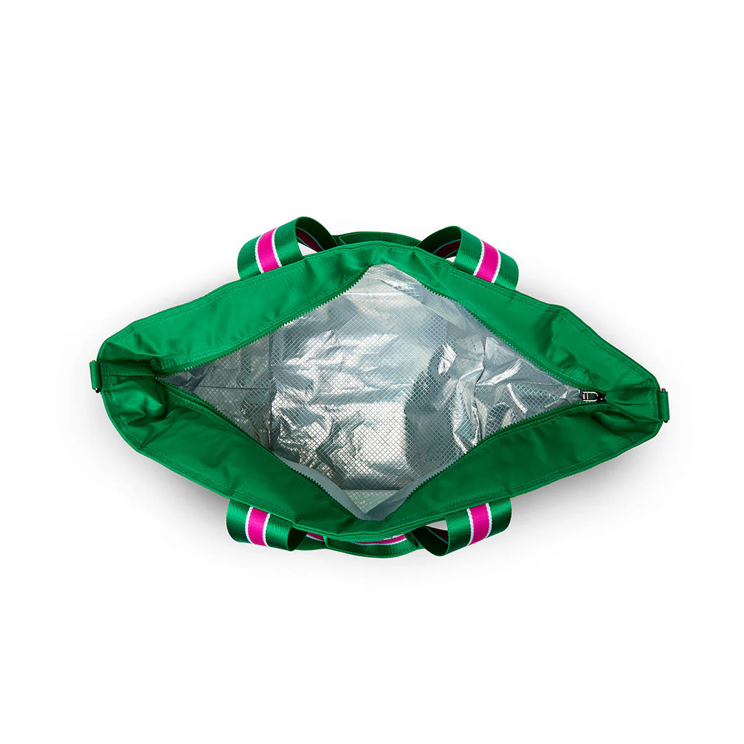 Think Royln Beach Bum Cooler Bag Maxi in Kelly Green - Image 9