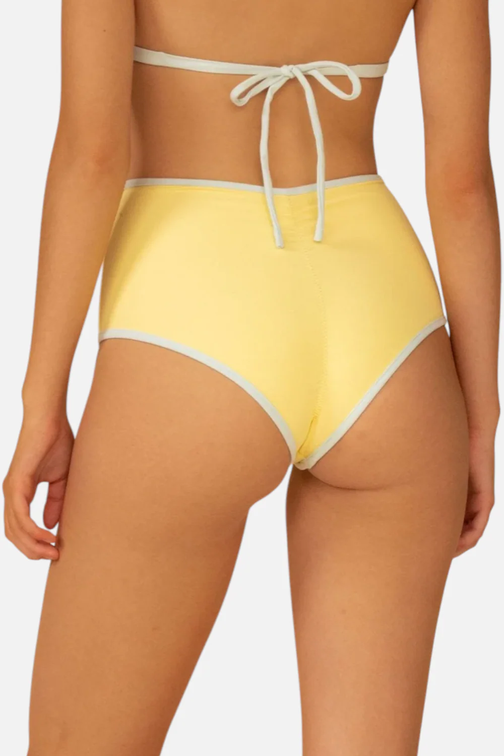 Montce Women's Binded Polly Bikini Bottom in Sunshine - Image 3