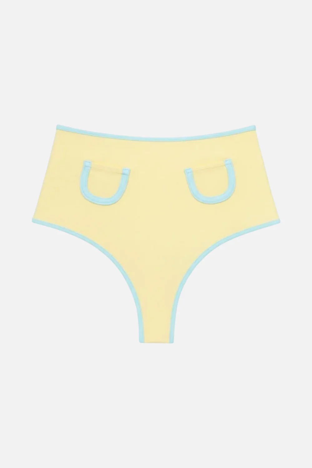 Montce Women's Binded Polly Bikini Bottom in Sunshine - Image 4