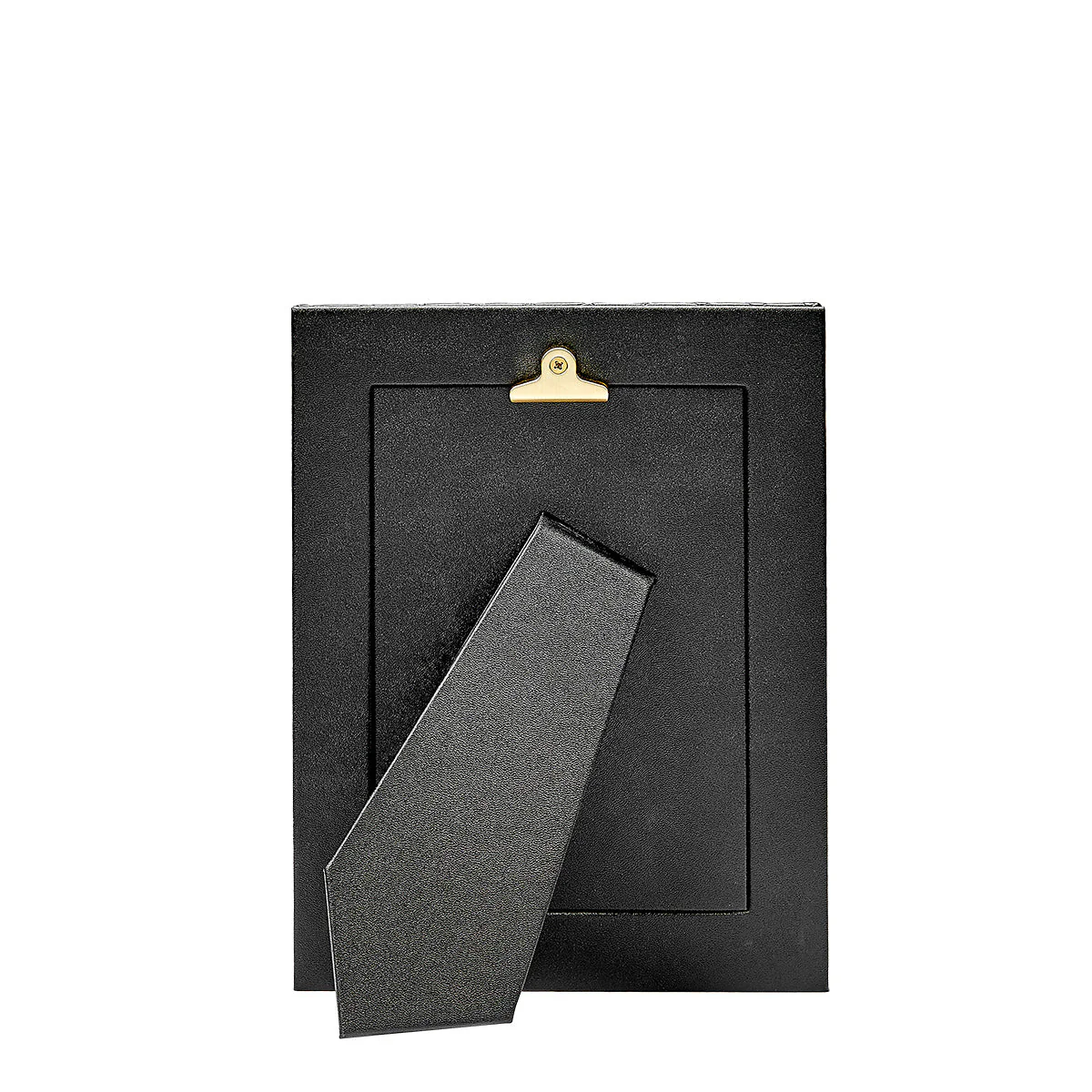 Graphic Image 5" x 7" Woven Frame in Black Woven Leather - Image 4