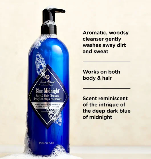 Jack Black Blue Midnight Body & Hair Cleanser - 33Oz - Image 4