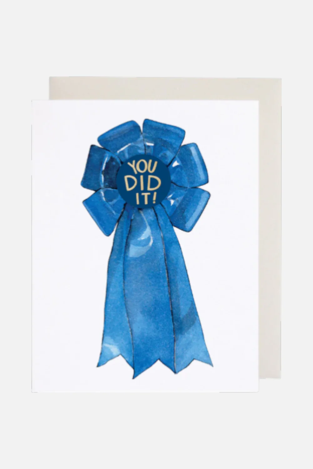 Blue Ribbon Greeting Card