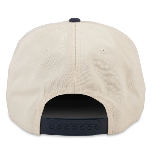 American Needle Bronco Club Captain Hat in Ivory Navy - Image 3