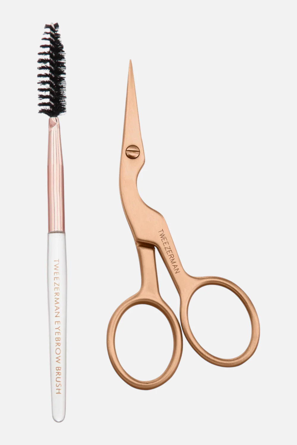Tweezerman Brow Scissors in Rose Gold