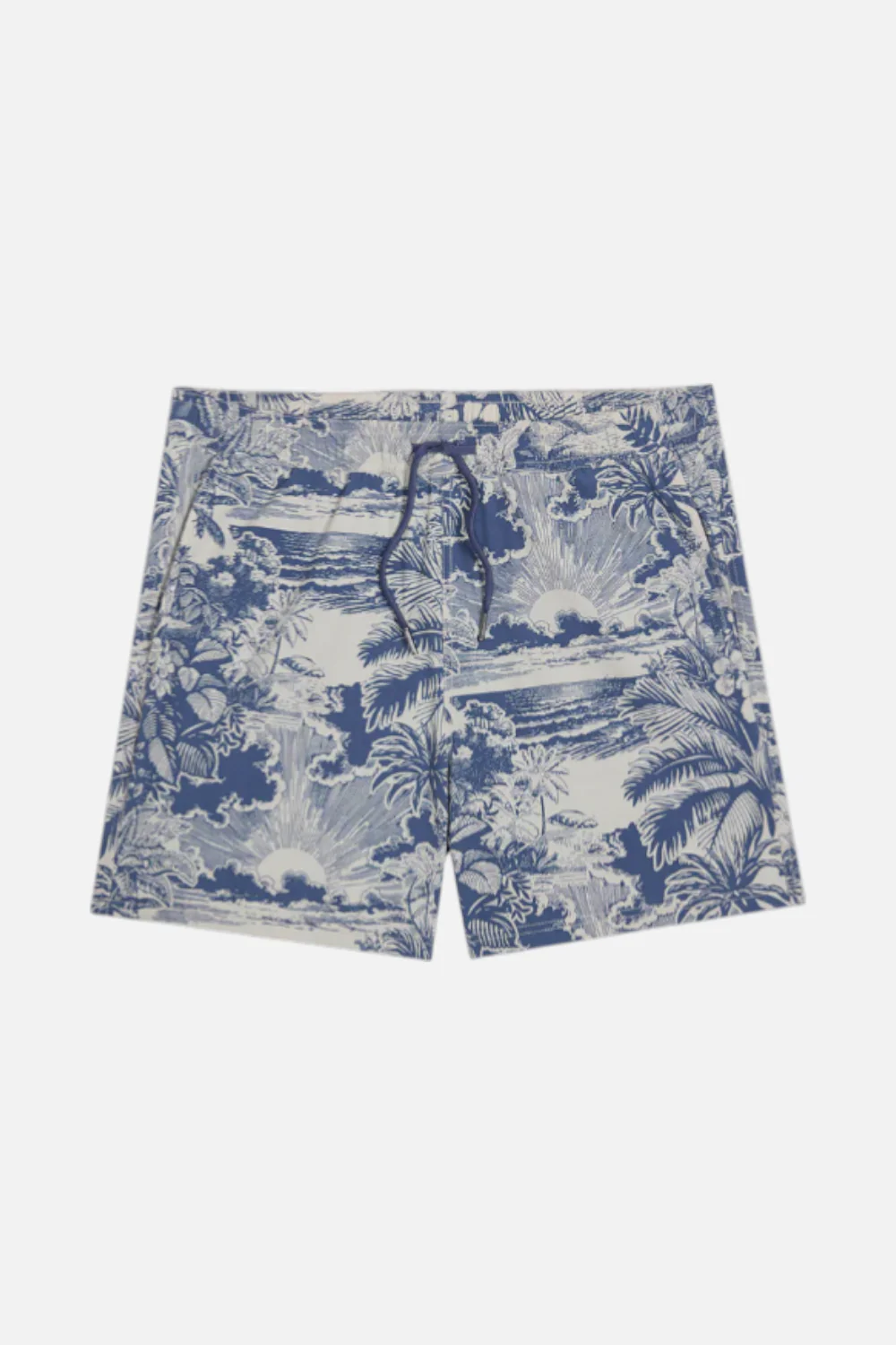 Fair Harbor Men's Bungalow Trunk in Silver Palms