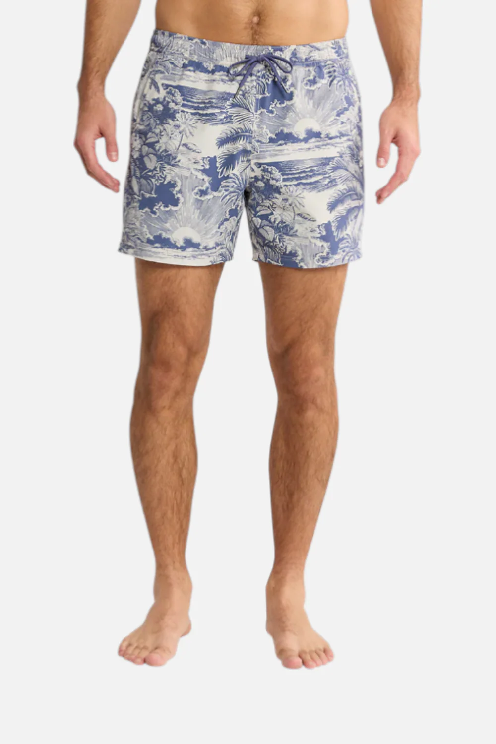 Fair Harbor Men's Bungalow Trunk in Silver Palms - Image 2