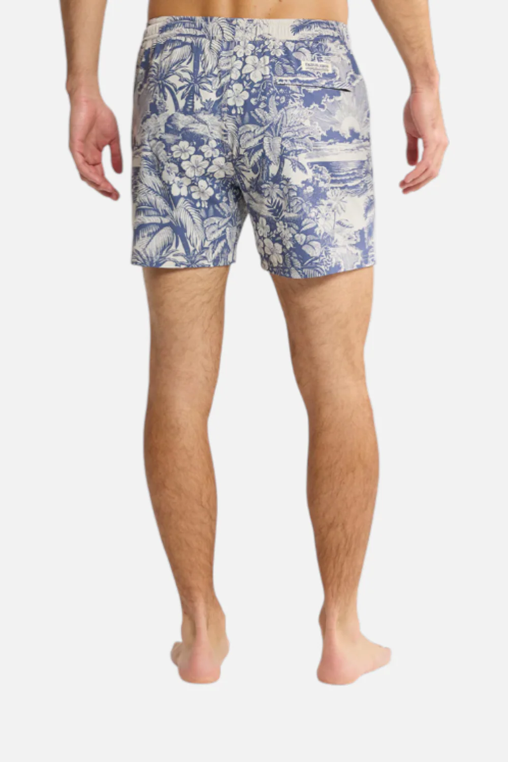 Fair Harbor Men's Bungalow Trunk in Silver Palms - Image 4