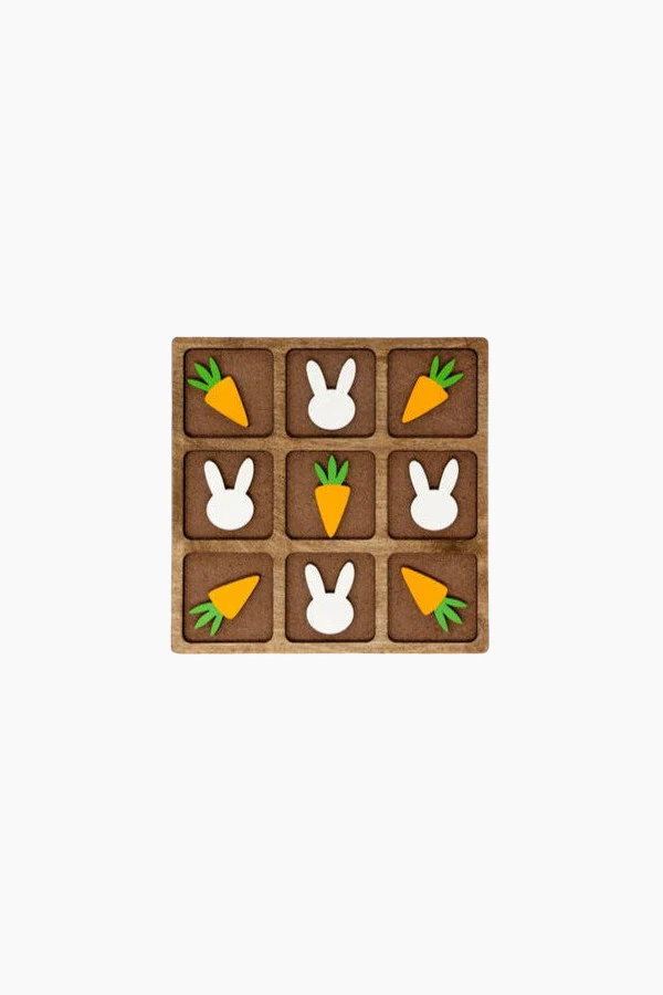 This & That Bunny Vs Carrot Tic-Tac-Toe Game