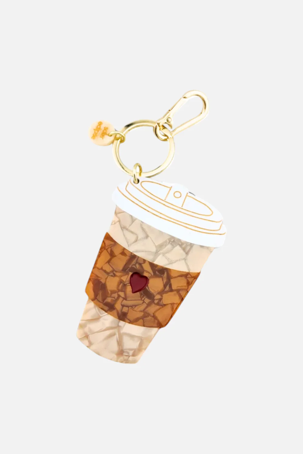 Solar Eclipse Cafe Coffee Cup Bag Charm