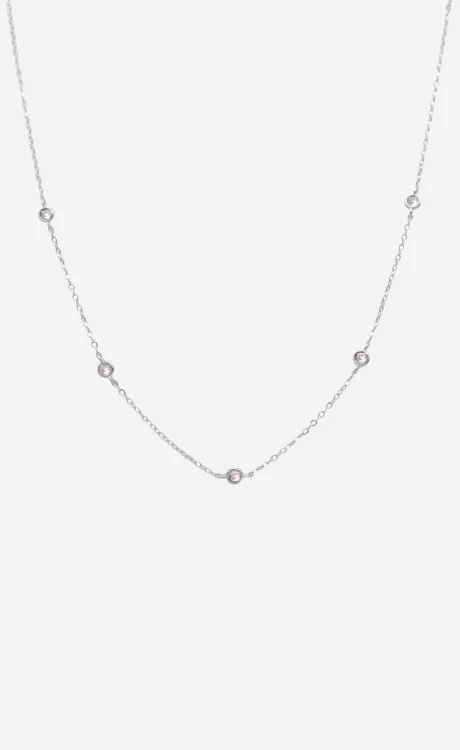 Farrah B Cavalier Necklace in Sterling Silver