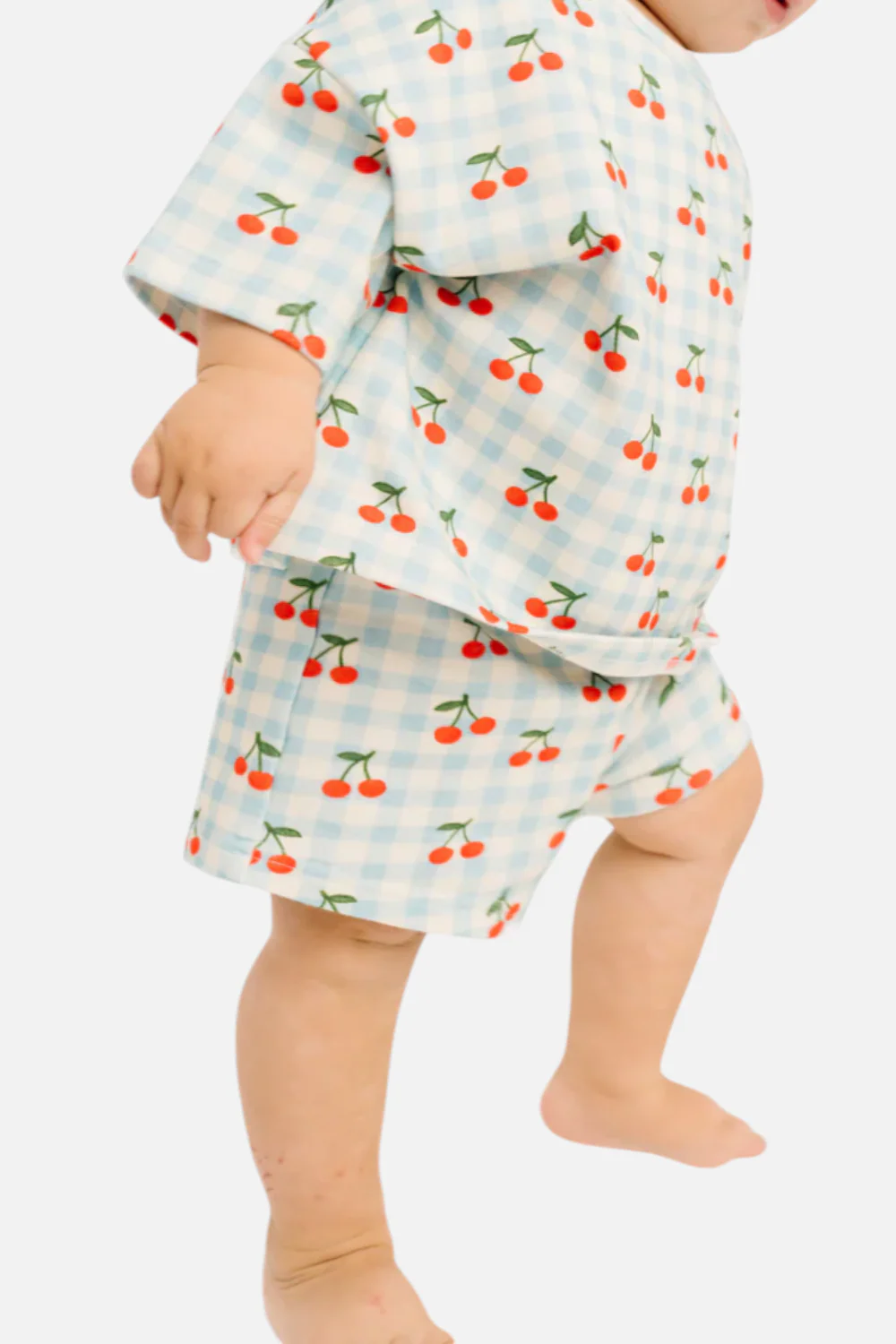 Little One Shop Kid's Cherry Picnic Slouchy Set - Image 2