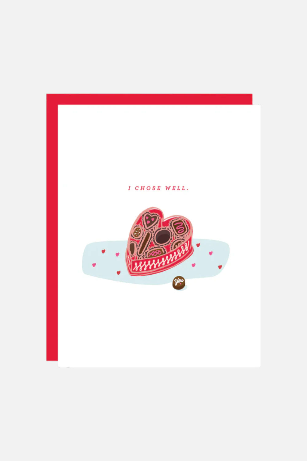 Chocolate Box Valentine's Day Card