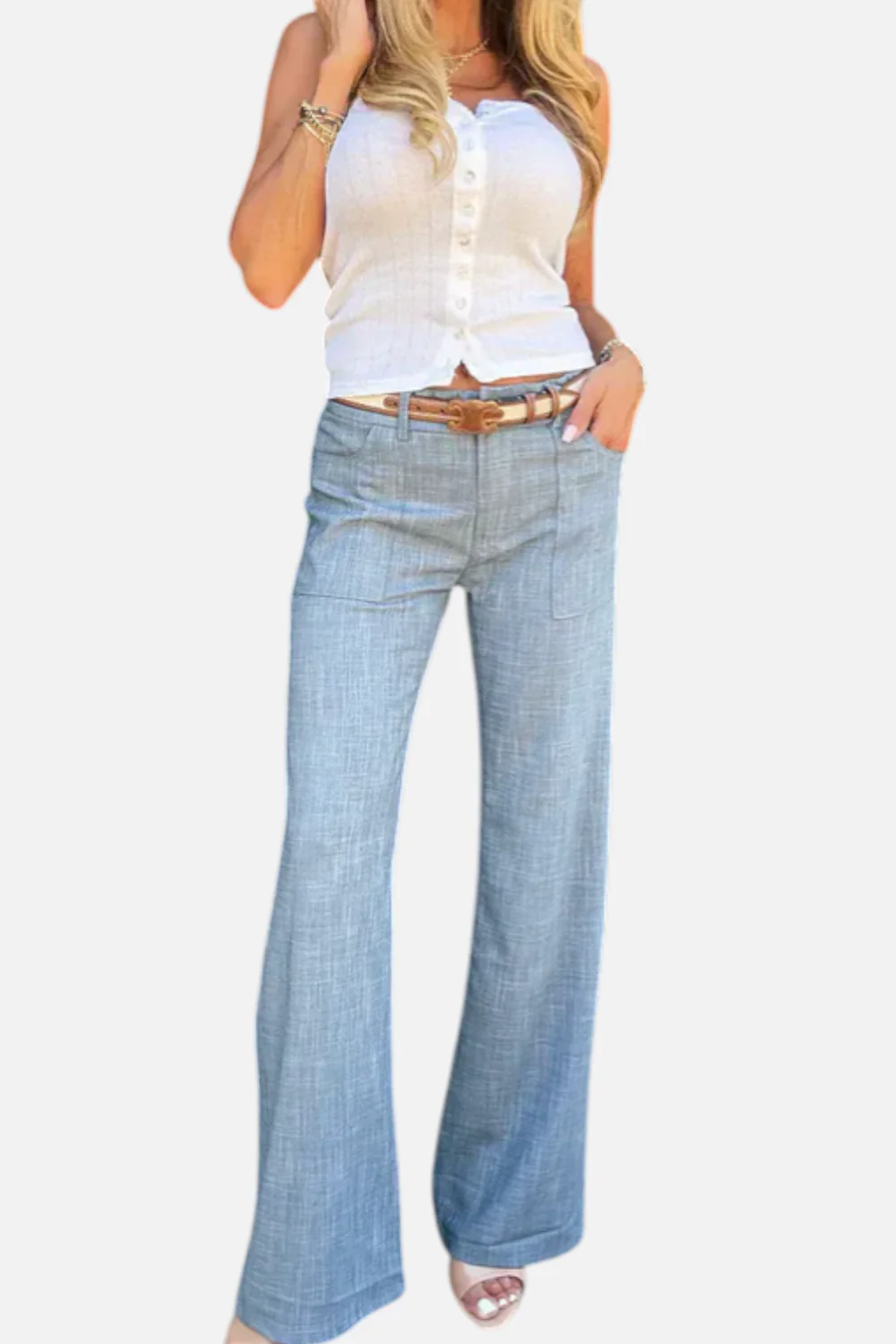 Bevy Flog Women's Christi Pant in Blue