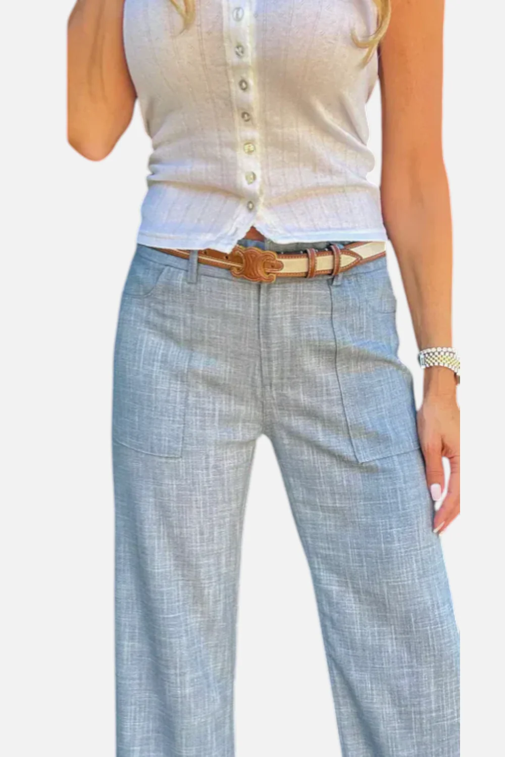 Bevy Flog Women's Christi Pant in Blue - Image 2