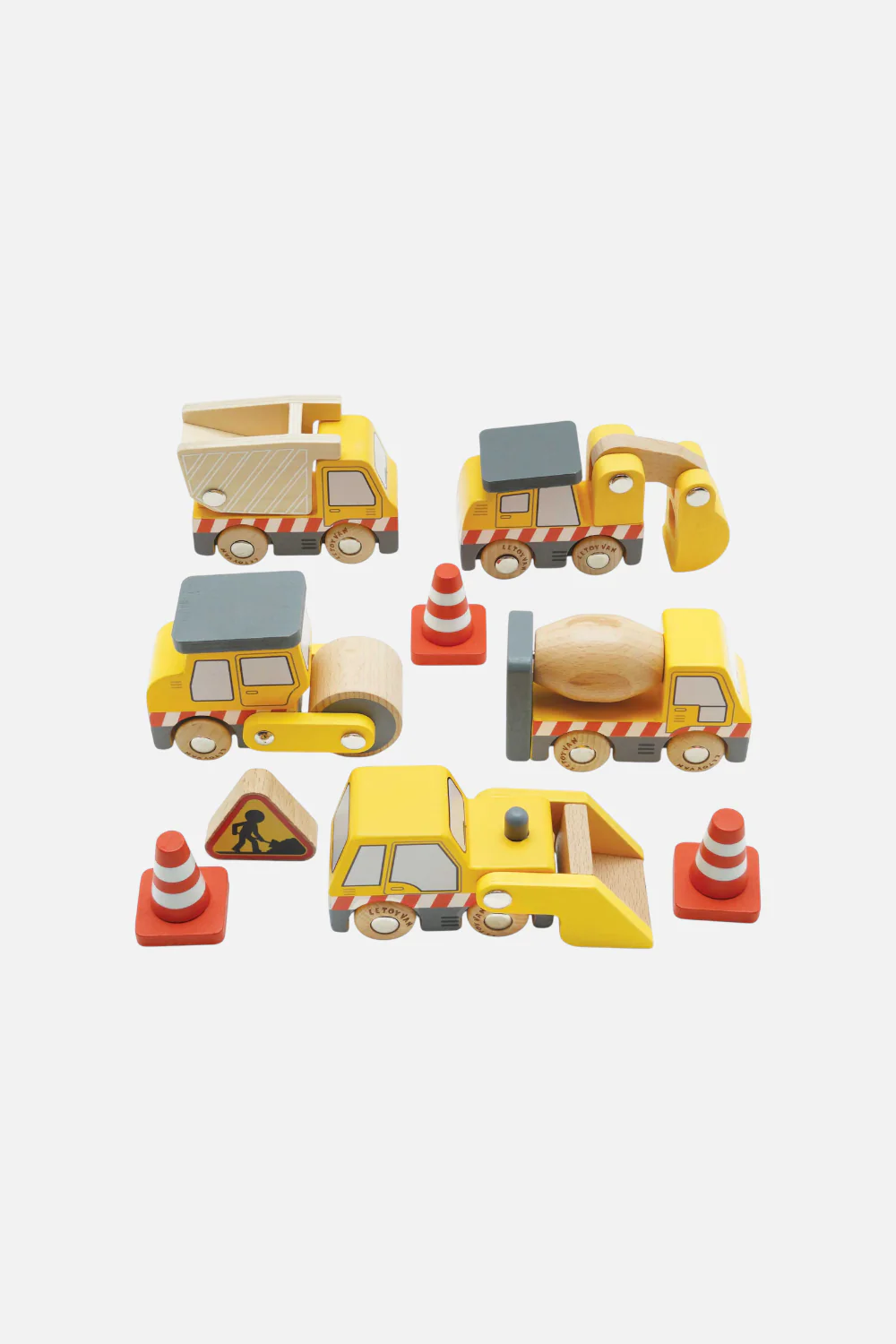 Le Toy Van Construction Toy Vehicle Set - Image 2