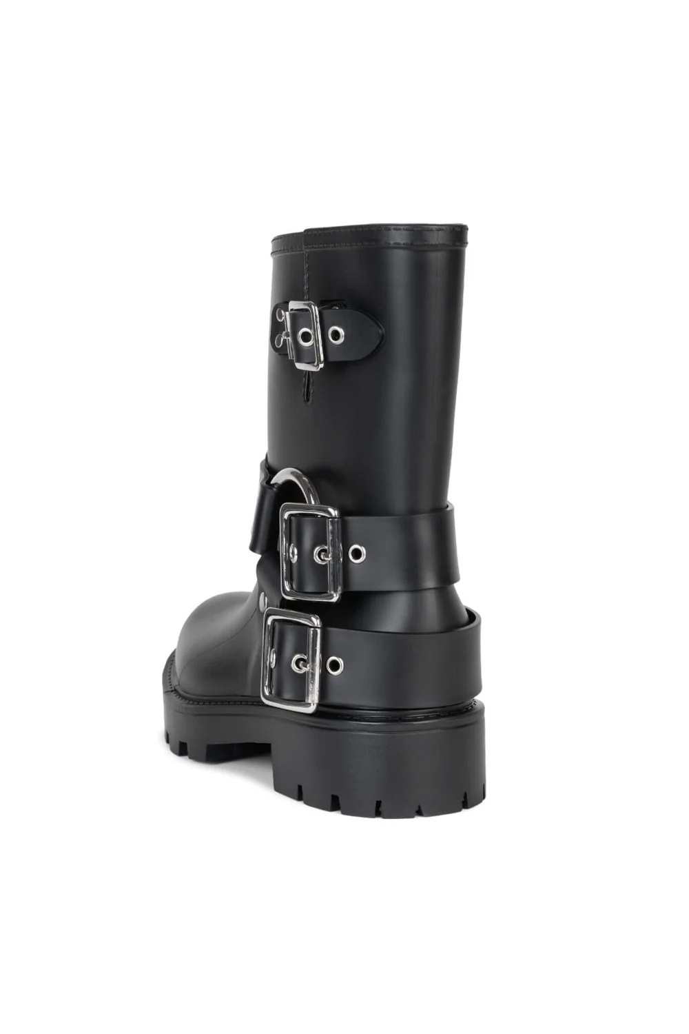 Jeffrey Campbell Controller Boots in Black Matte Silver - Image 4
