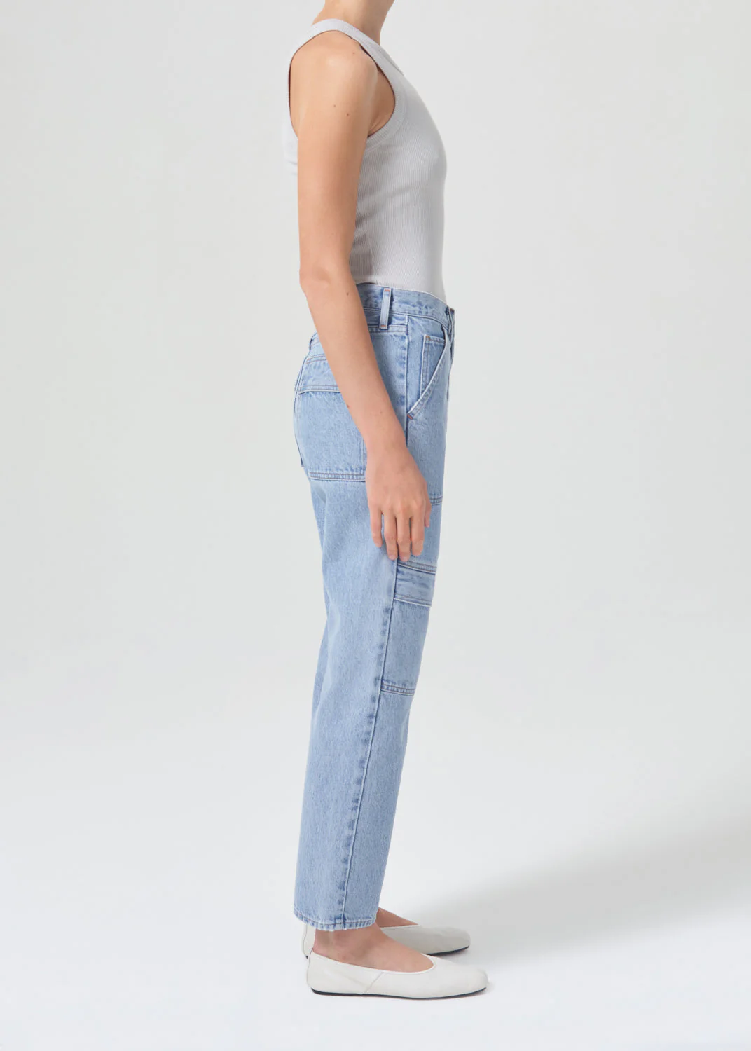 Agolde Cooper Cargo Pants in Rank - Image 3