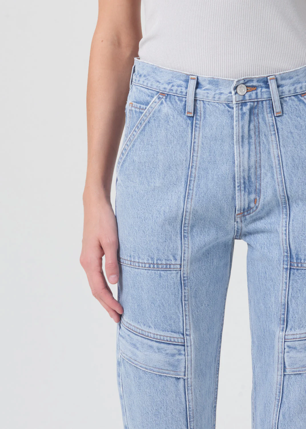 Agolde Cooper Cargo Pants in Rank - Image 5