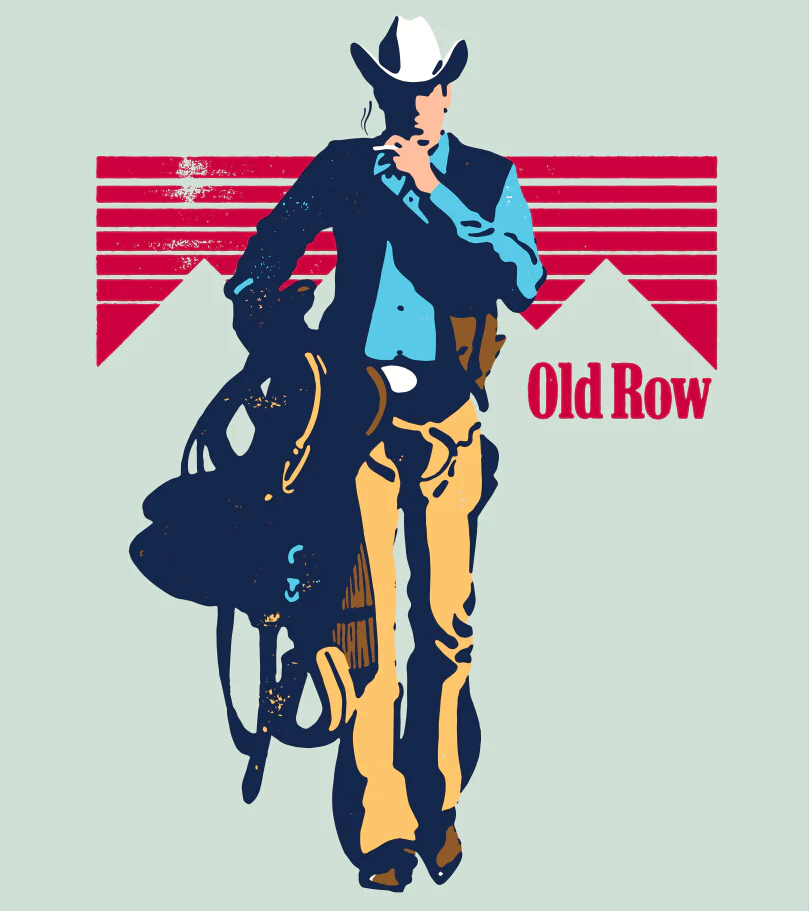 Old Row The Cowboy 5.0 Pocket Tee in Green - Image 2