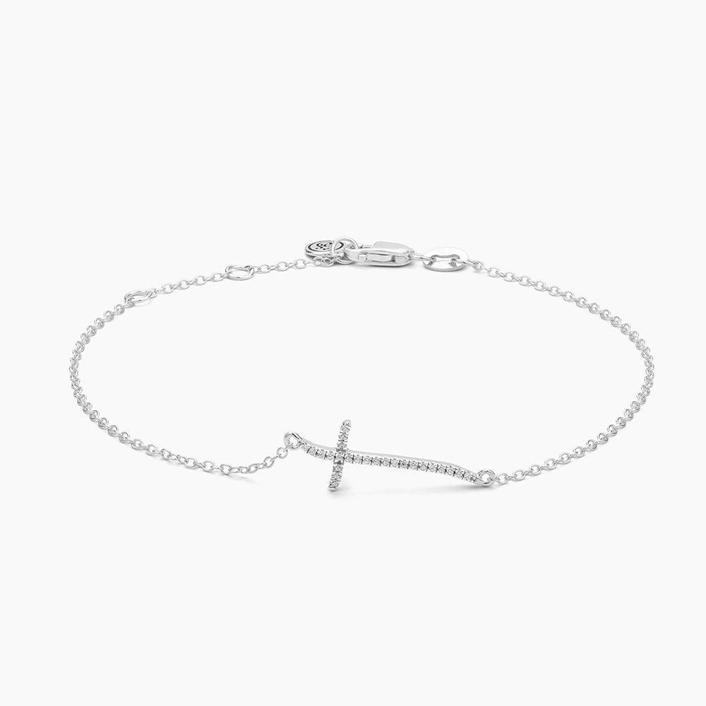 Ella Stein Criss Cross Chain Bracelet in Sterling Silver - Image 3