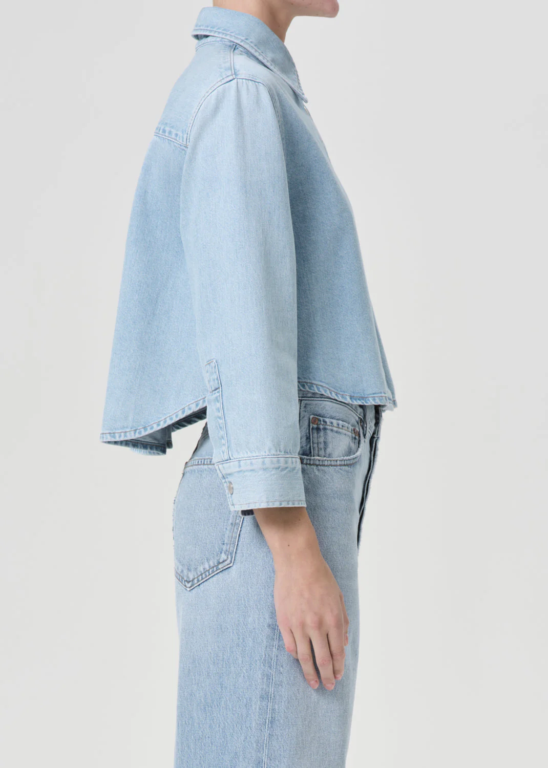 Agolde Dagmar Shirt in Past - Image 3