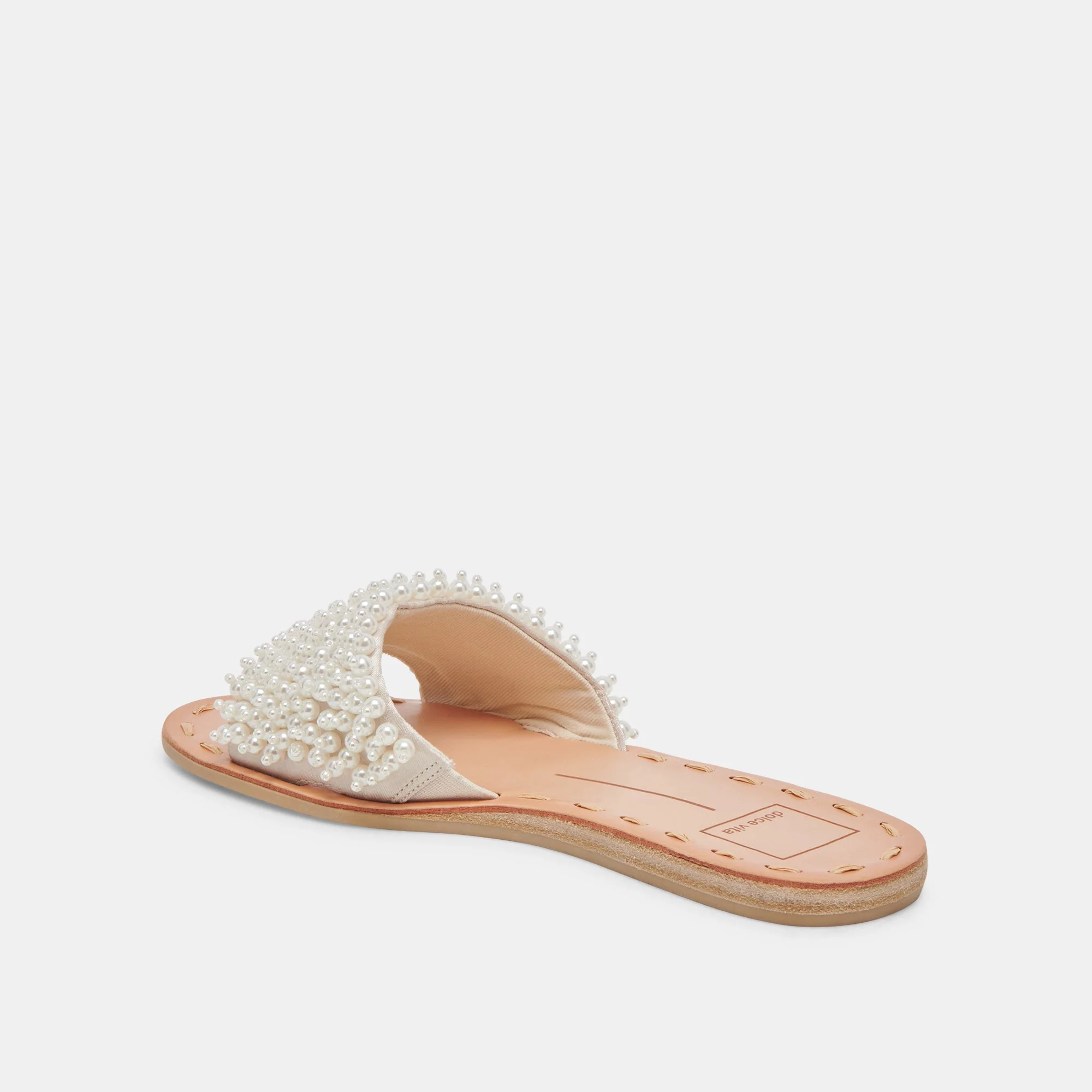 Dolce Vita Dalon Pearl Sandals in Vanilla Pearls - Image 5