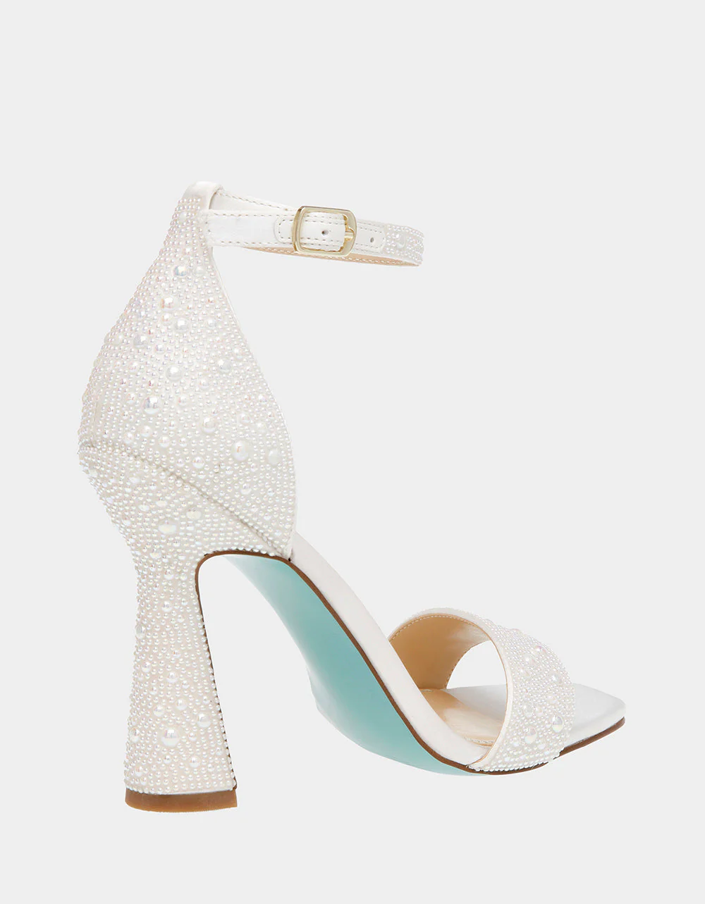Betsy Johnson Dani Heel Sandal in Ivory Pearl - Image 4