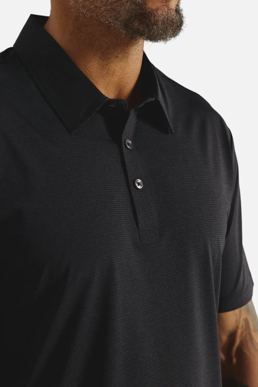 7 Diamonds Men's Dawn Patrol Polo in Charcoal - Image 3