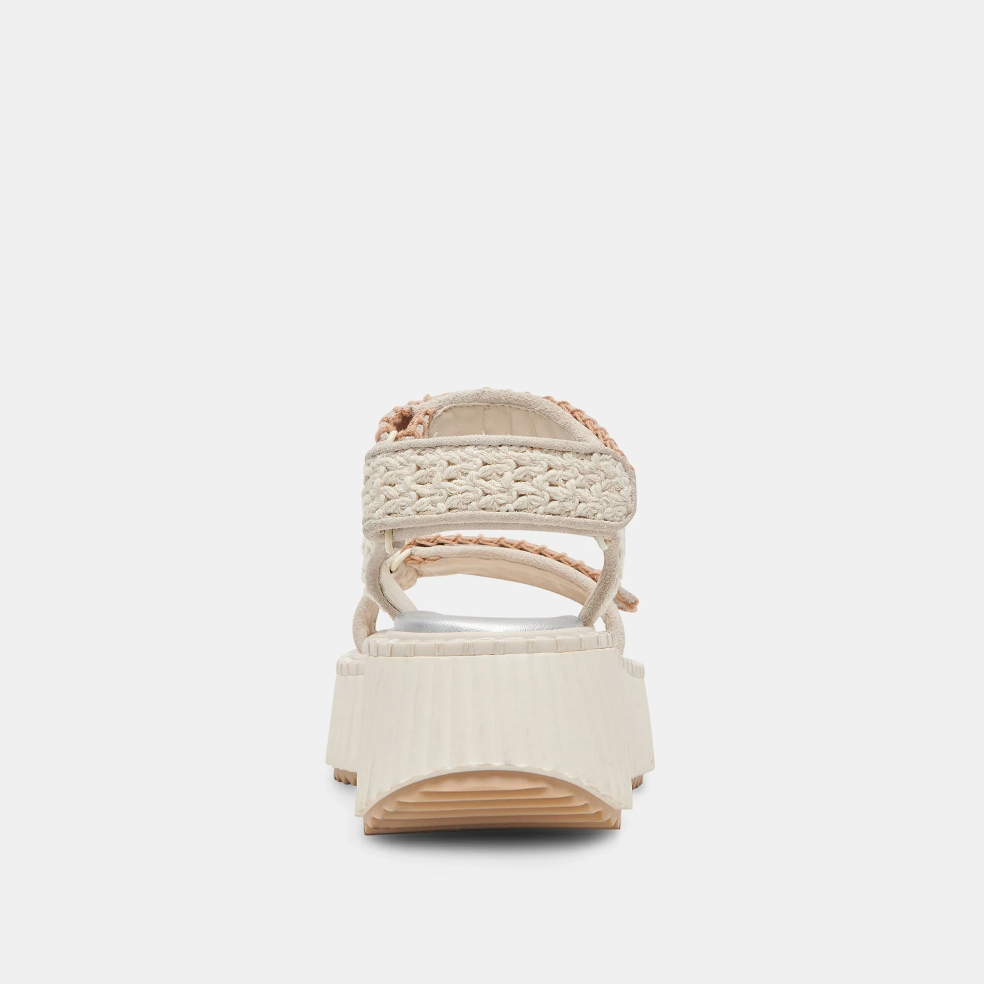 Dolce Vita Debra Sandals in Ivory Suede - Image 7
