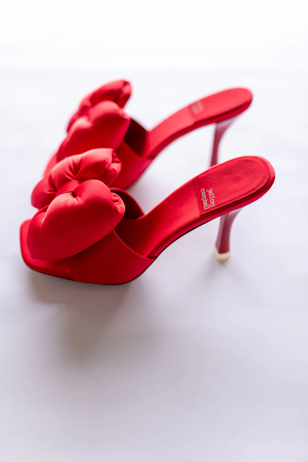 Jeffrey Campbell Deedee Red Satin Bow Heel - Image 2