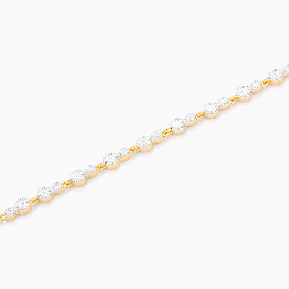 Ella Stein Dot To Dot Tennis Bracelet in Yellow Gold - Image 5