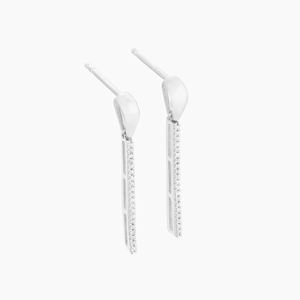 Ella Stein Drop The Mic Earrings in Sterling Silver - Image 3